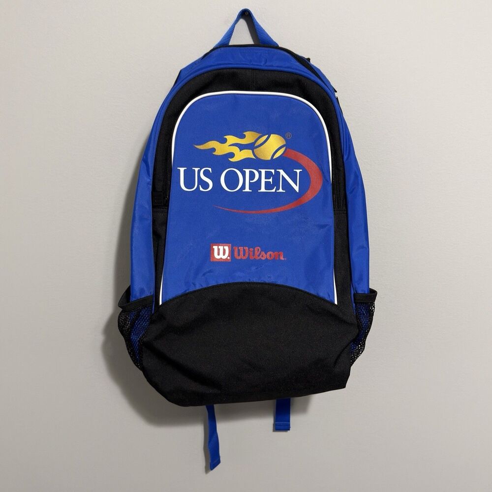 Wilson Tennis US Open Blue/Black Nylon Backpack
